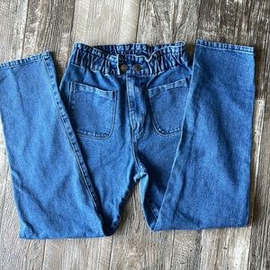 FOREVER 21 PAPERBAG HIGH WAIST JEANS! XSMALL